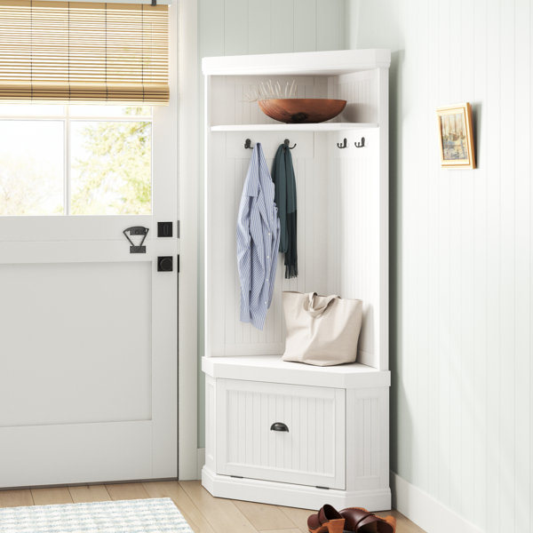Corner Hall Tree Wayfair